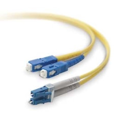 Belkin Fiber Optic Cable; Singlemode LC/SC Duplex SMF, 8/125 fibre optic cable 15 m