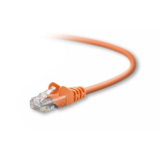 Belkin Cat5e, 20ft, 1 x RJ-45, 1 x RJ-45, Orange networking cable 6 m