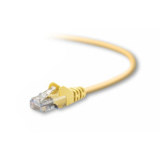 Belkin Cat5e, 15ft, 1 x RJ-45, 1 x RJ-45, Yellow networking cable 4.5 m