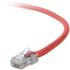 Belkin Cat5e Patch Cable, 15ft, 1 x RJ-45, 1 x RJ-45, Red networking cable 4.57 m