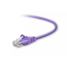 Belkin Cat5e, 10ft, 1 x RJ-45, 1 x RJ-45, Purple networking cable 3 m
