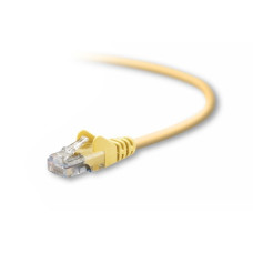 Belkin Cat5e, 3ft, 1 x RJ-45, 1 x RJ-45, Yellow networking cable 0.9 m