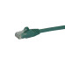 StarTech.com 5ft CAT6 Ethernet Cable - Green CAT 6 Gigabit Ethernet Wire -650MHz 100W PoE RJ45 UTP Network/Patch Cord Snagless w/Strain Relief Fluke Tested/Wiring is UL Certified/TIA