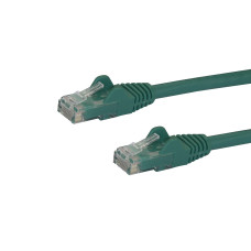 StarTech.com 5ft CAT6 Ethernet Cable - Green CAT 6 Gigabit Ethernet Wire -650MHz 100W PoE RJ45 UTP Network/Patch Cord Snagless w/Strain Relief Fluke Tested/Wiring is UL Certified/TIA