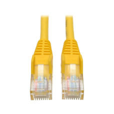 Tripp Lite N001-015-YW Cat5e 350 MHz Snagless Molded (UTP) Ethernet Cable (RJ45 M/M), PoE - Yellow, 15 ft. (4.57 m)