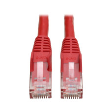 Tripp Lite N201-006-RD Cat6 Gigabit Snagless Molded (UTP) Ethernet Cable (RJ45 M/M), PoE, Red, 6 ft. (1.83 m)