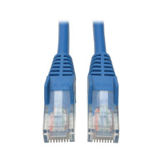Tripp Lite N001-030-BL Cat5e 350 MHz Snagless Molded (UTP) Ethernet Cable (RJ45 M/M), PoE - Blue, 30 ft. (9.14 m)