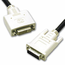 C2G DVI-I M/F Dual Link Digital/Analog Video Extension Cable 2m DVI cable Black