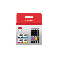 Canon CLI-251 ink cartridge 4 pc(s) Original Black, Cyan, Magenta, Yellow