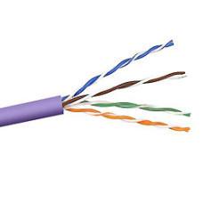 Belkin CAT5e 1000ft networking cable Purple 30.5 m
