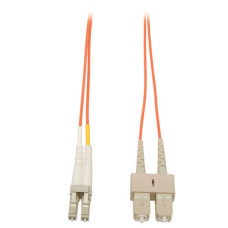 Tripp Lite N516-15M Duplex Multimode 50/125 Fiber Patch Cable (LC/SC), 15M (50 ft.)