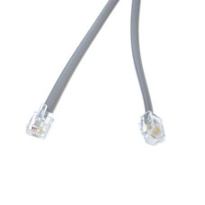 C2G 7ft RJ11 6p4c Modular Cable Straight networking cable Grey 2.13 m