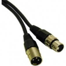 C2G 1.5ft Pro-Audio XLR/XLR audio cable 0.45 m XLR (3-pin) Black