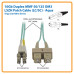 Tripp Lite N816-02M 10Gb Duplex Multimode 50/125 OM3 LSZH Fiber Patch Cable (LC/SC) - Aqua, 2M (6 ft.)