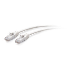 C2G 0.3m Cat6a Snagless Unshielded (UTP) Slim Ethernet Patch Cable - White