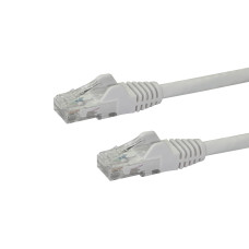 StarTech.com 3ft CAT6 Ethernet Cable - White CAT 6 Gigabit Ethernet Wire -650MHz 100W PoE RJ45 UTP Network/Patch Cord Snagless w/Strain Relief Fluke Tested/Wiring is UL Certified/TIA