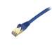 StarTech.com 7ft CAT6a Ethernet Cable - 10 Gigabit Shielded Snagless RJ45 100W PoE Patch Cord - 10GbE STP Network Cable w/Strain Relief - Blue Fluke Tested/Wiring is UL Certified/TIA