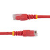 StarTech.com 10ft CAT6 Ethernet Cable - Red CAT 6 Gigabit Ethernet Wire -650MHz 100W PoE RJ45 UTP Molded Network/Patch Cord w/Strain Relief/Fluke Tested/Wiring is UL Certified/TIA