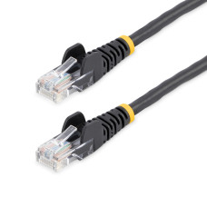 StarTech.com Cat5e patch cable with snagless RJ45 connectors – 6 ft, black