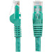 StarTech.com 100ft CAT6 Cable - Green CAT6 Ethernet Cable - Gigabit Ethernet Wire - 650MHz 100W PoE RJ45 UTP CAT 6 Network/Patch Cord Snagless - Fluke Tested/Wiring is UL Certified/TIA