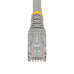 StarTech.com 50ft CAT6 Ethernet Cable - Gray CAT 6 Gigabit Ethernet Wire -650MHz 100W PoE RJ45 UTP Molded Network/Patch Cord w/Strain Relief/Fluke Tested/Wiring is UL Certified/TIA