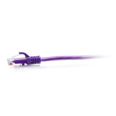 C2G 0.3m Cat6a Snagless Unshielded (UTP) Slim Ethernet Patch Cable - Purple